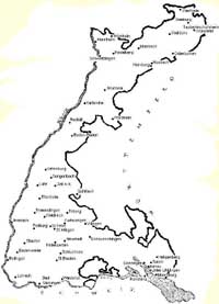 Karte von Baden